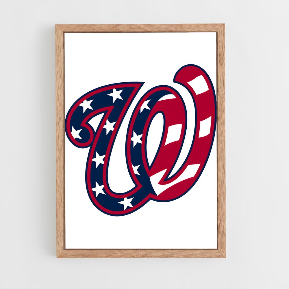 Poster Nationals en Action – affiche Baseball (vue 4)